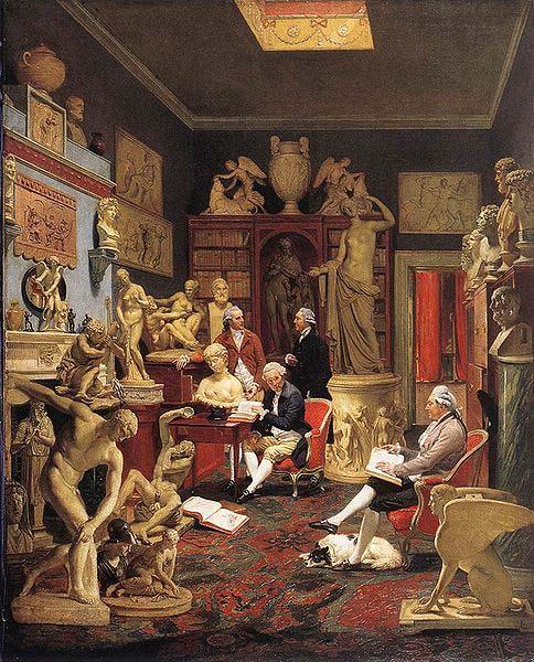 Johann Zoffany Charles Towneley in his Sculpture Gallery oil painting image